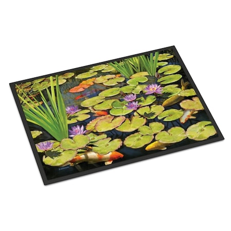 Carolines Treasures 18 x 27 in. Koi Pond II Indoor or Outdoor Mat PRS4050MAT